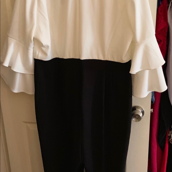 Jemma Dresses & Skirts - BRAND NEW Black and White Jumpsuit. 2x w/o tags